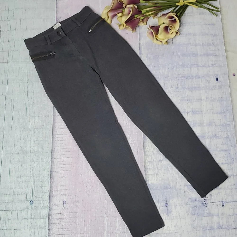 J Crew CrewCuts Leggings with Zipper Accent